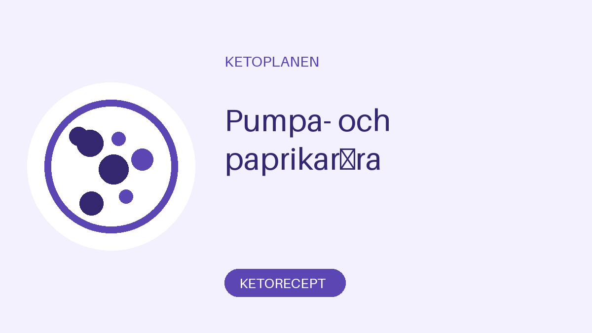 Pumpa- och paprikaröra