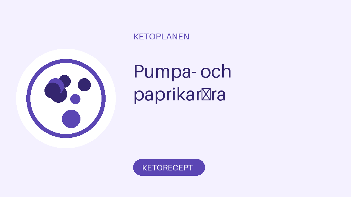 Pumpa- och paprikaröra