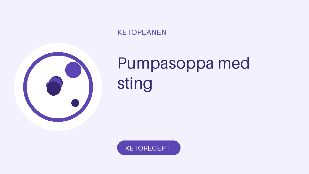 Pumpasoppa med sting