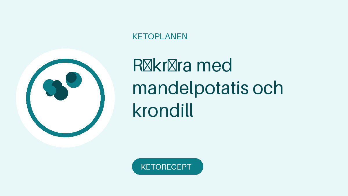 Räkröra med mandelpotatis och krondill