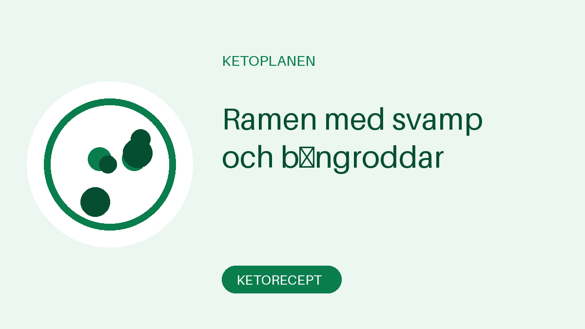 Ramen med svamp och böngroddar