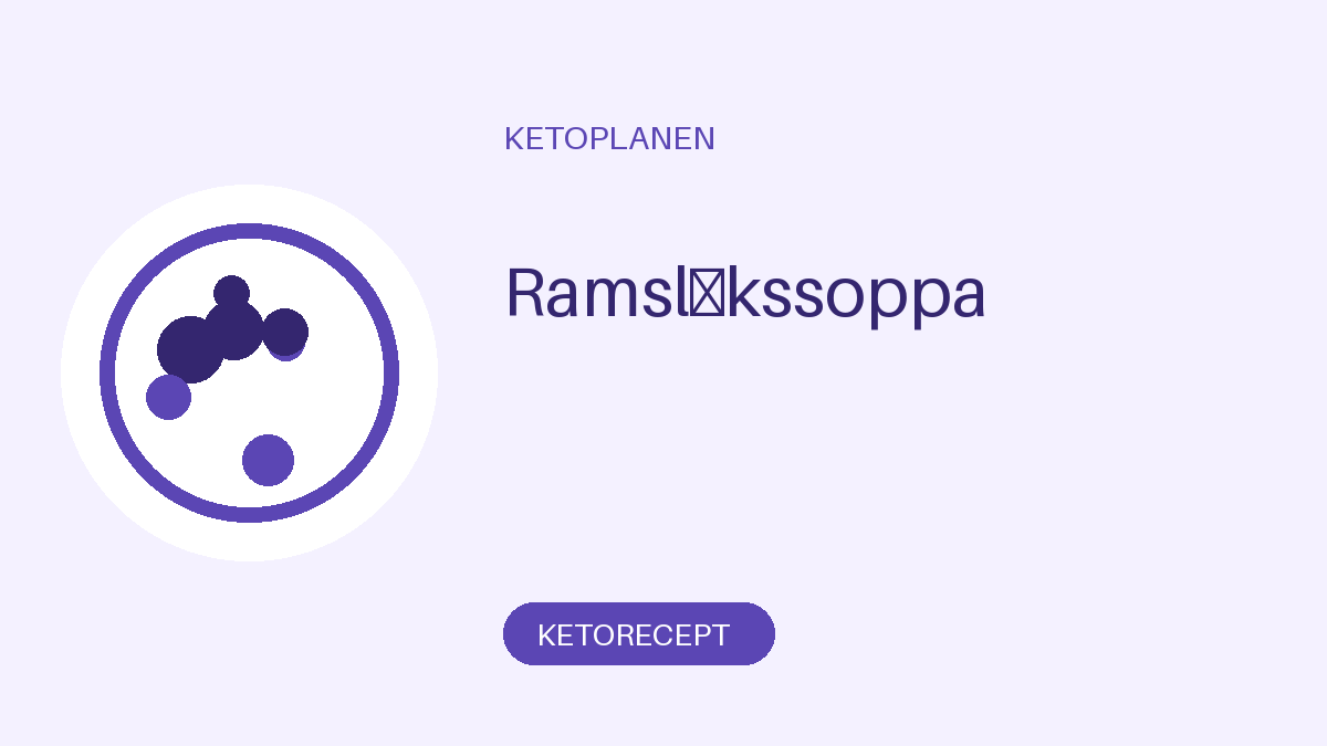 Ramslökssoppa