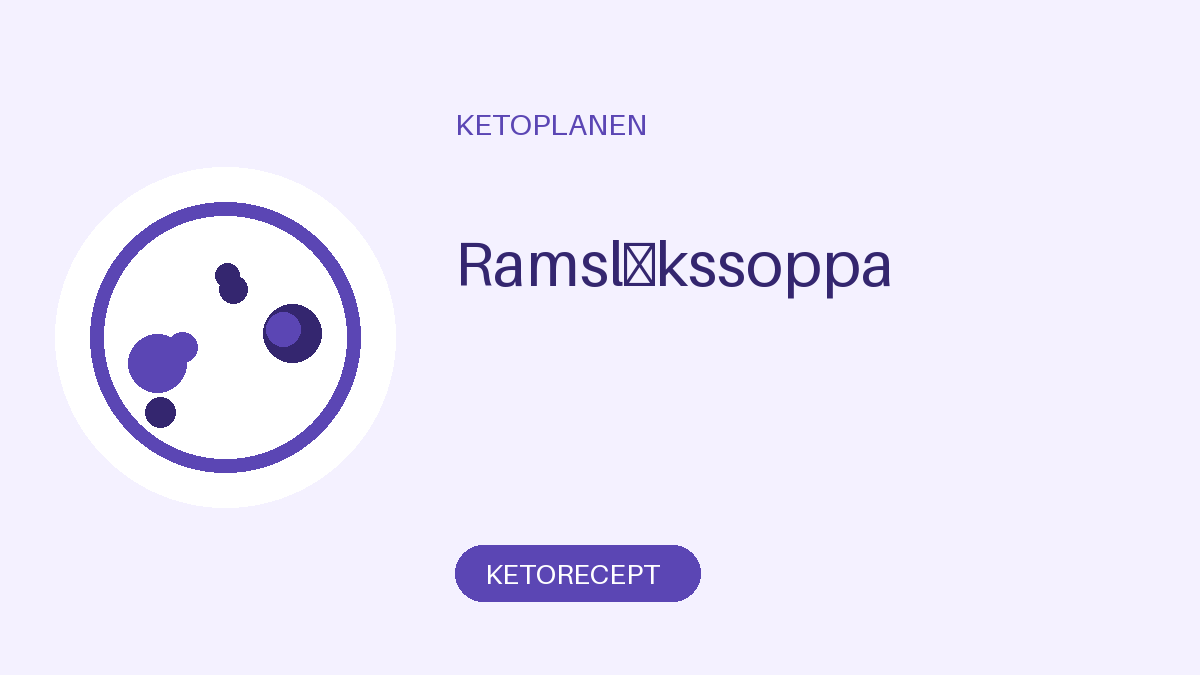 Ramslökssoppa