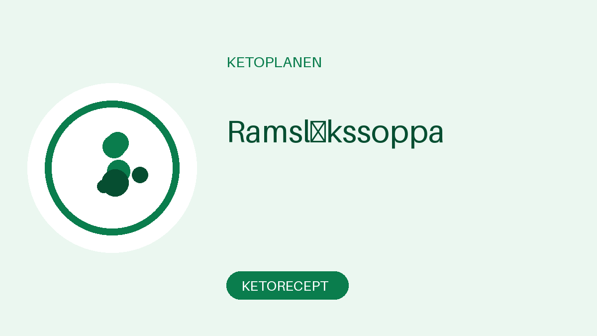 Ramslökssoppa