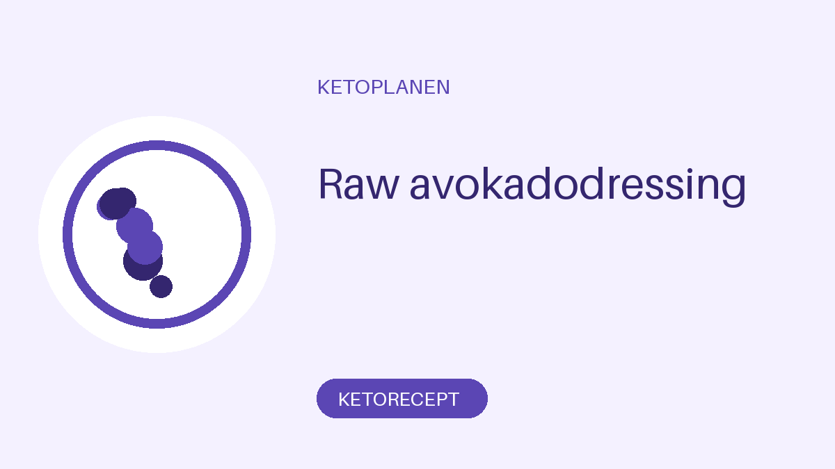 Raw avokadodressing
