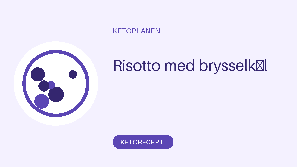 Risotto med brysselkål
