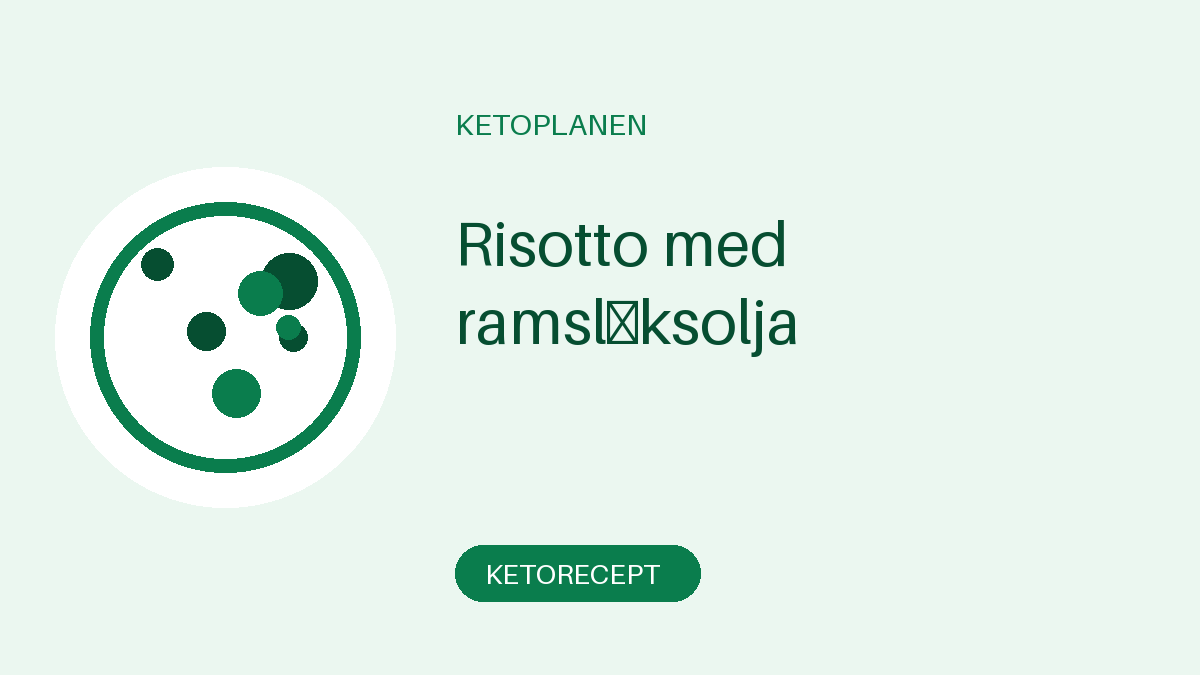Risotto med ramslöksolja