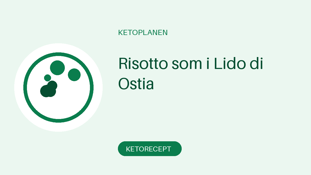 Risotto som i Lido di Ostia