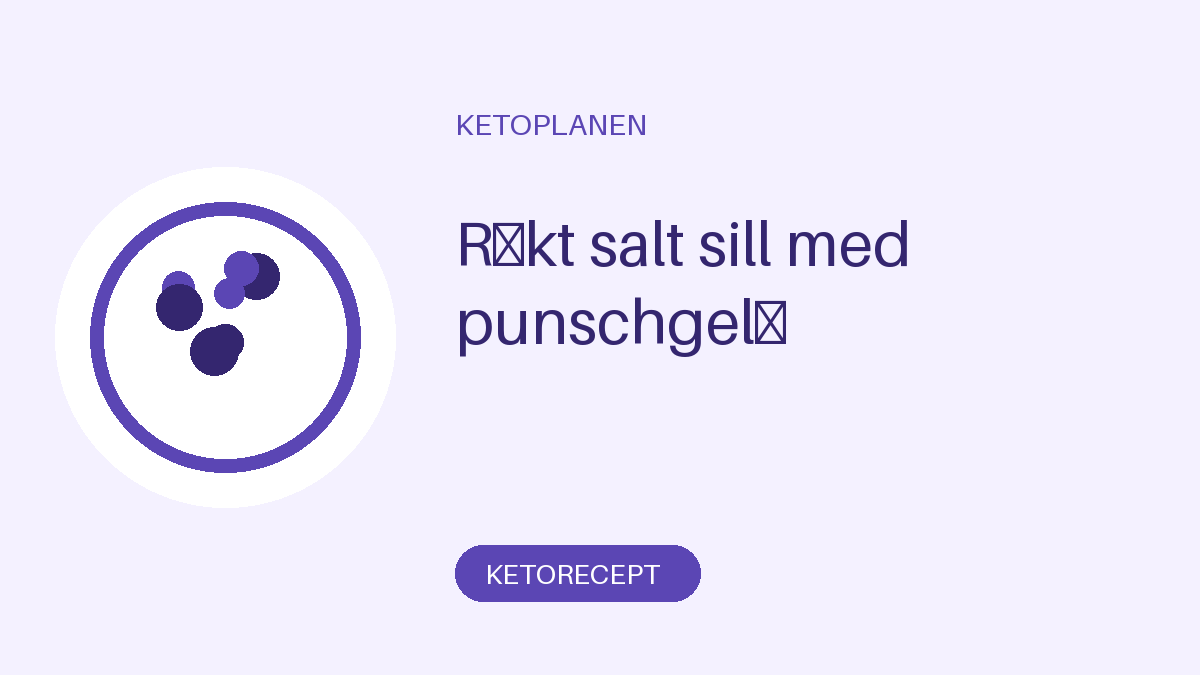 Rökt salt sill med punschgelé