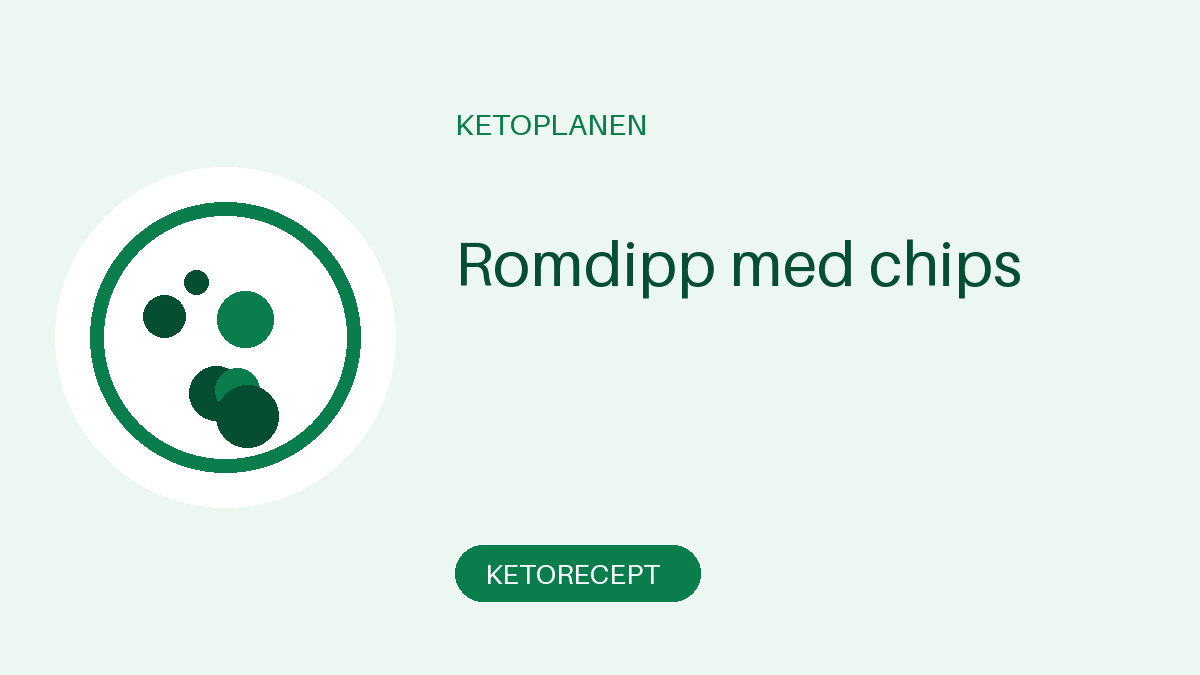 Romdipp med chips