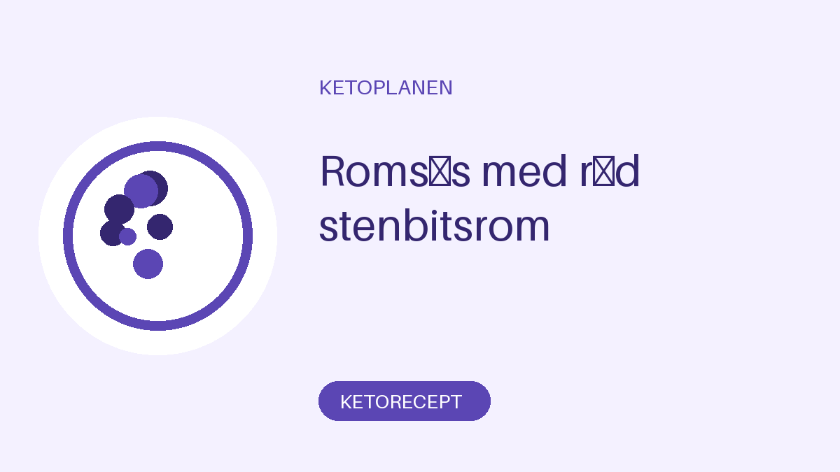 Romsås med röd stenbitsrom