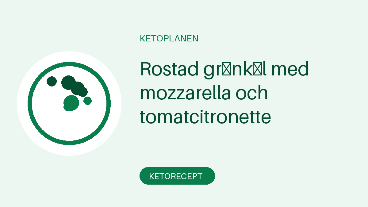 Rostad grönkål med mozzarella och tomatcitronette