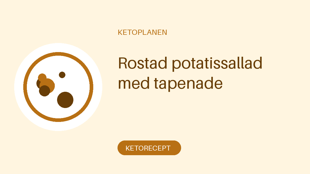 Rostad potatissallad med tapenade