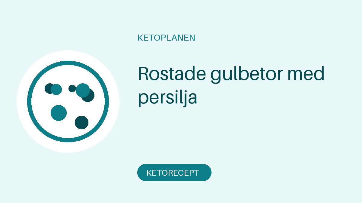 Rostade gulbetor med persilja