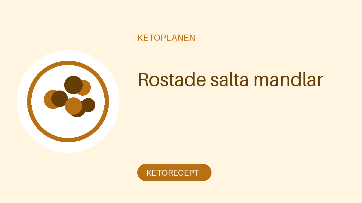 Rostade salta mandlar