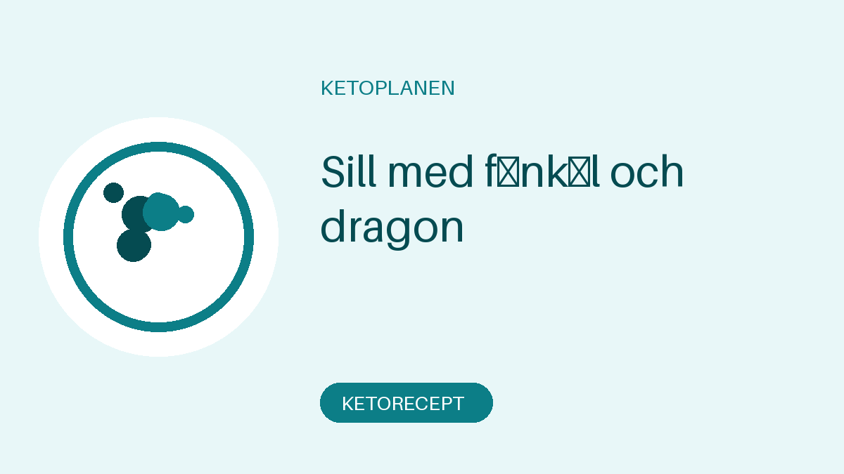 Sill med fänkål och dragon