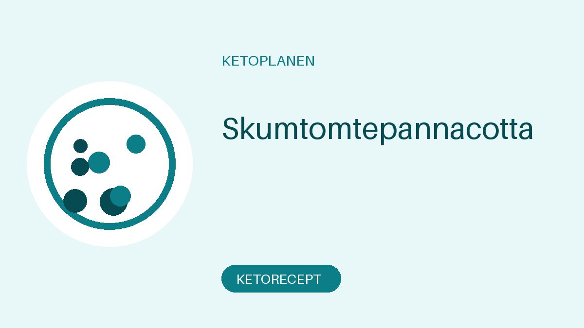 Skumtomtepannacotta