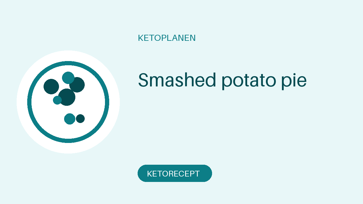 Smashed potato pie