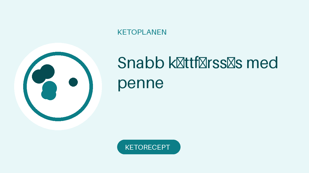 Snabb köttfärssås med penne