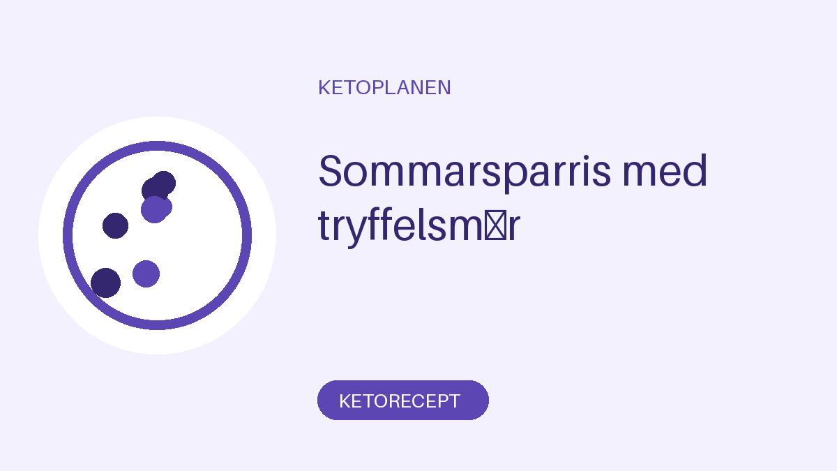 Sommarsparris med tryffelsmör