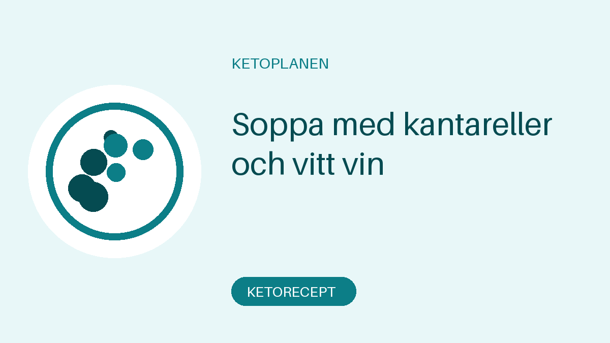 Soppa med kantareller och vitt vin
