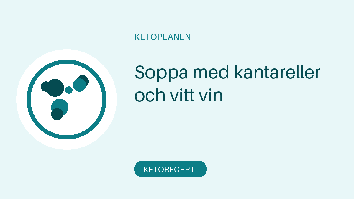 Soppa med kantareller och vitt vin