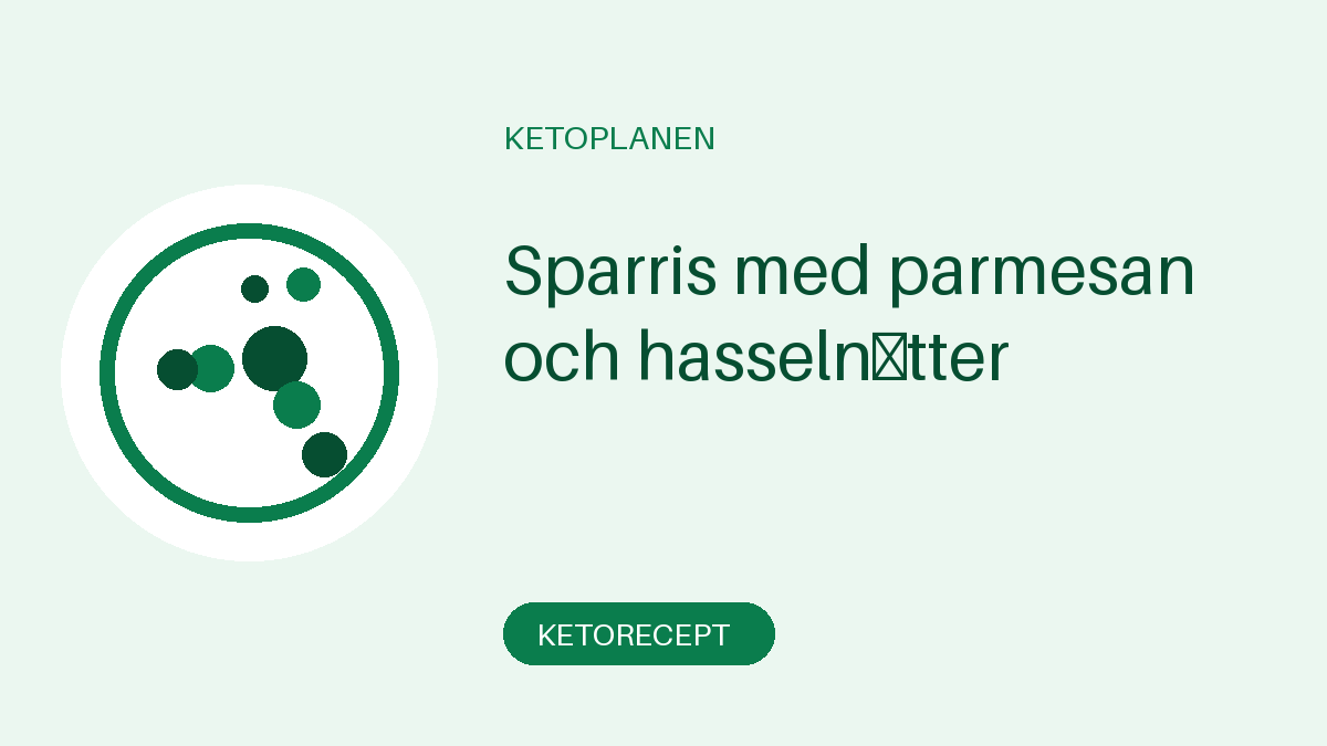 Sparris med parmesan och hasselnötter