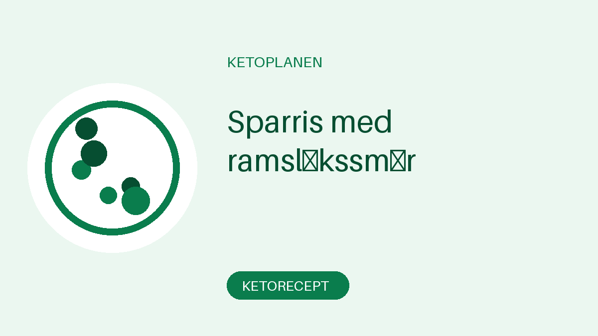 Sparris med ramslökssmör