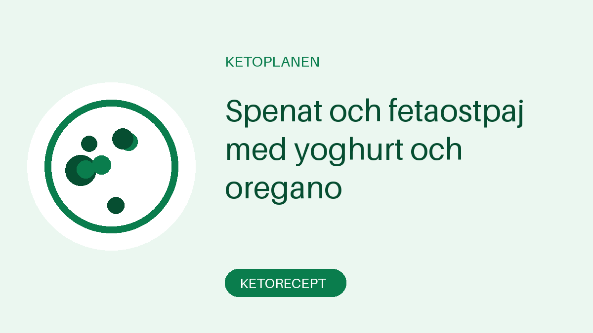 Spenat och fetaostpaj med yoghurt och oregano