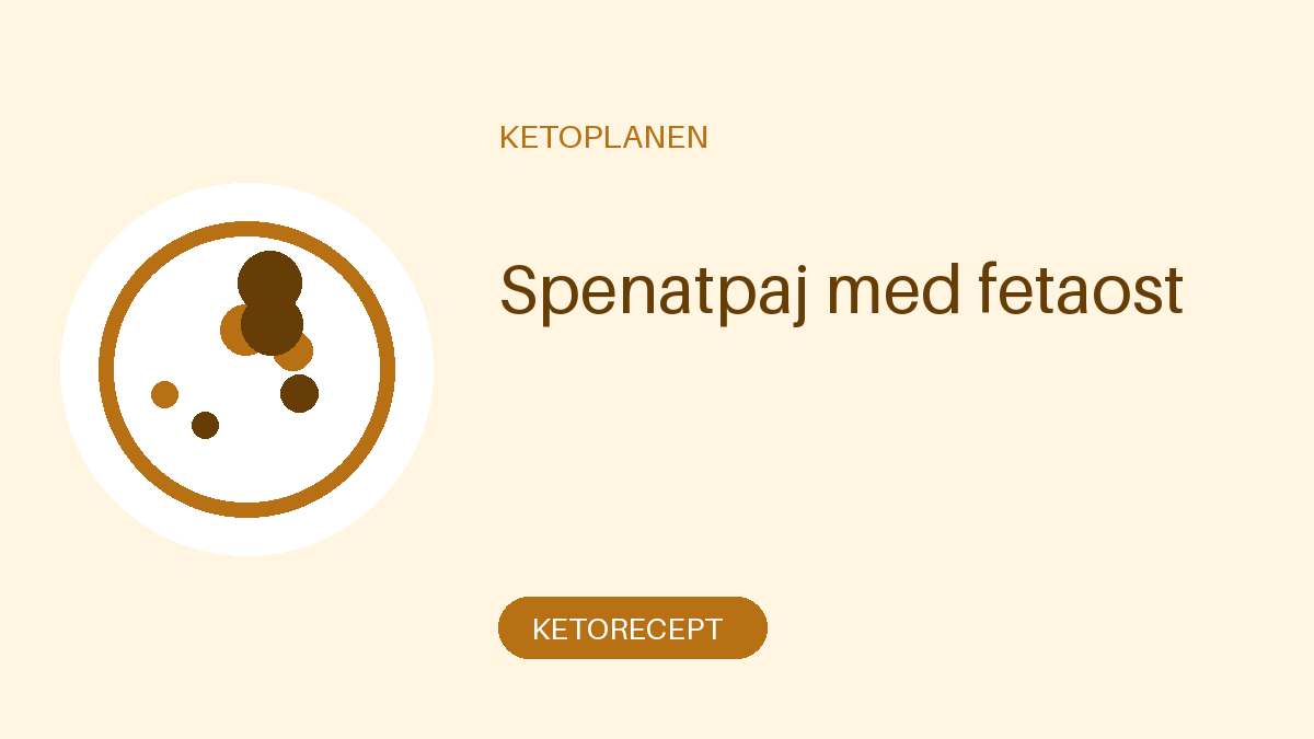Spenatpaj med fetaost