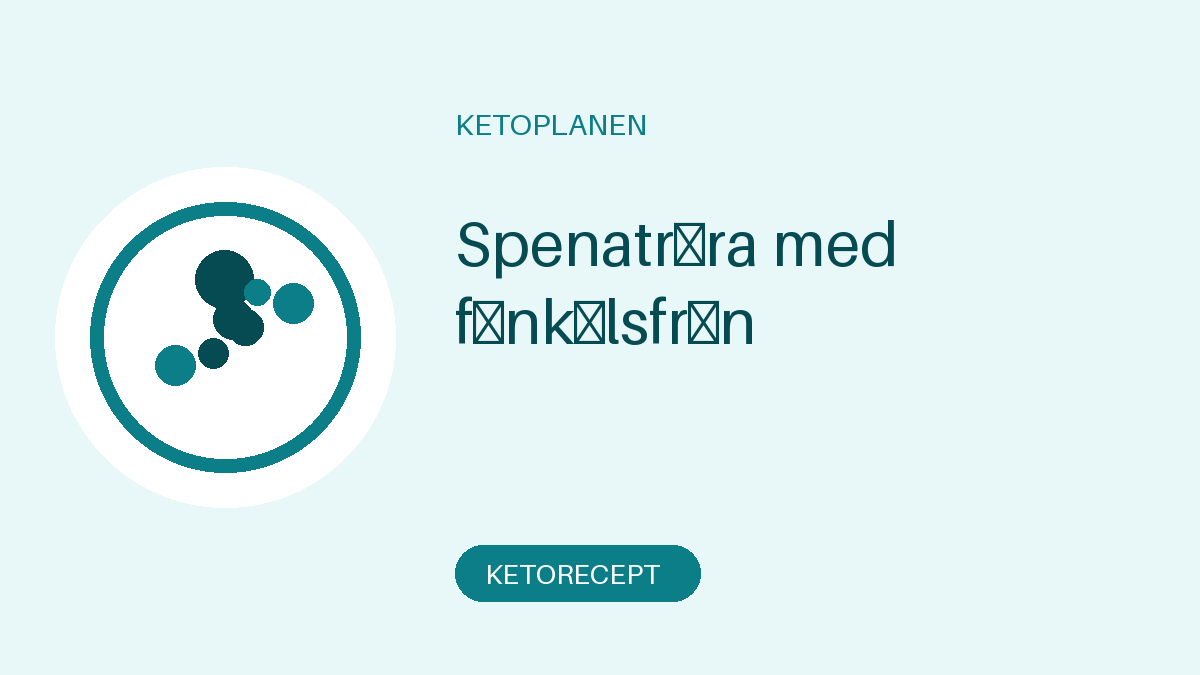 Spenatröra med fänkålsfrön
