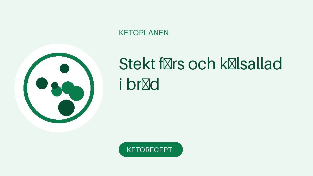 Stekt färs och kålsallad i bröd