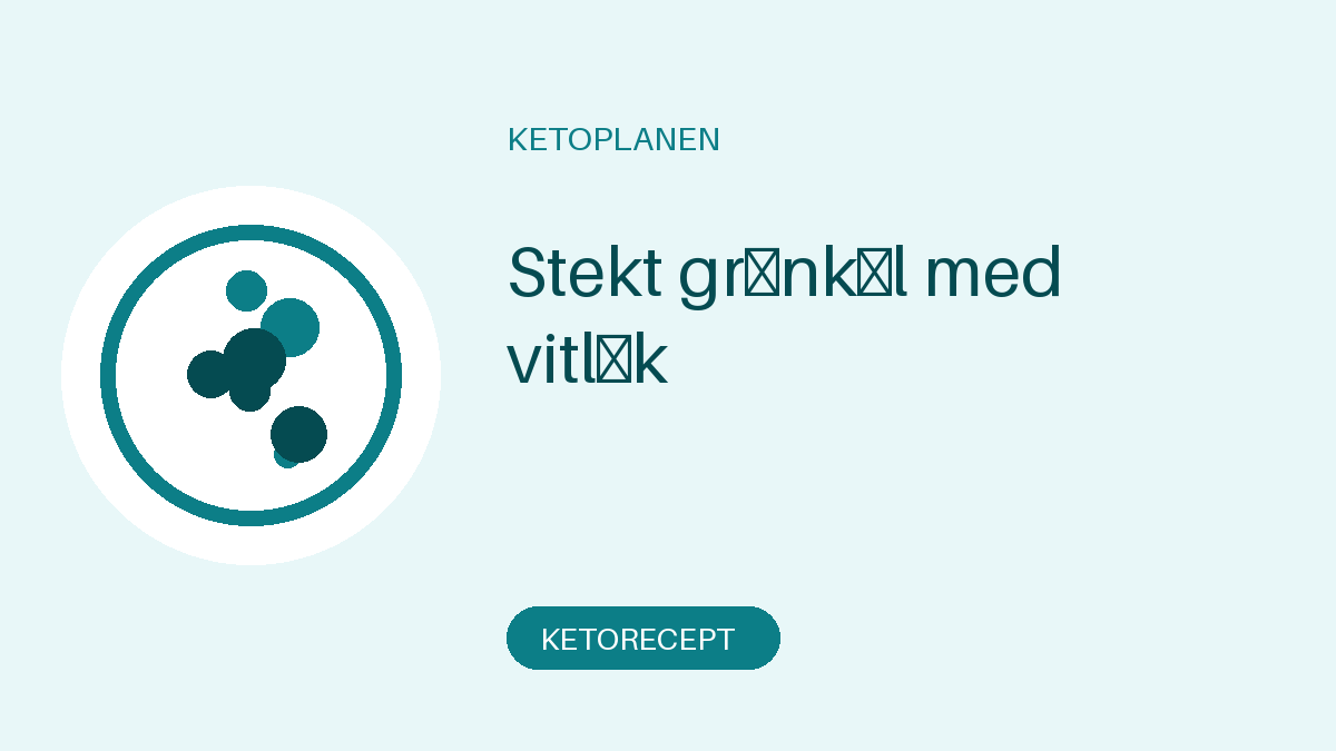 Stekt grönkål med vitlök