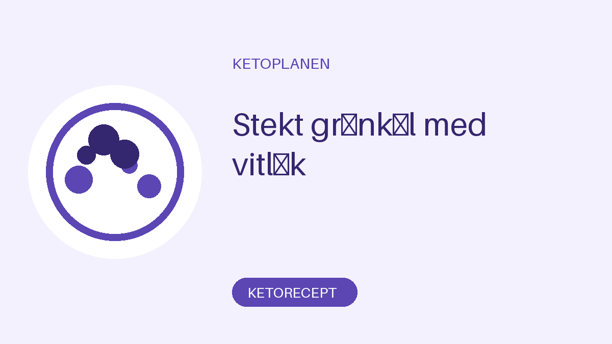 Stekt grönkål med vitlök
