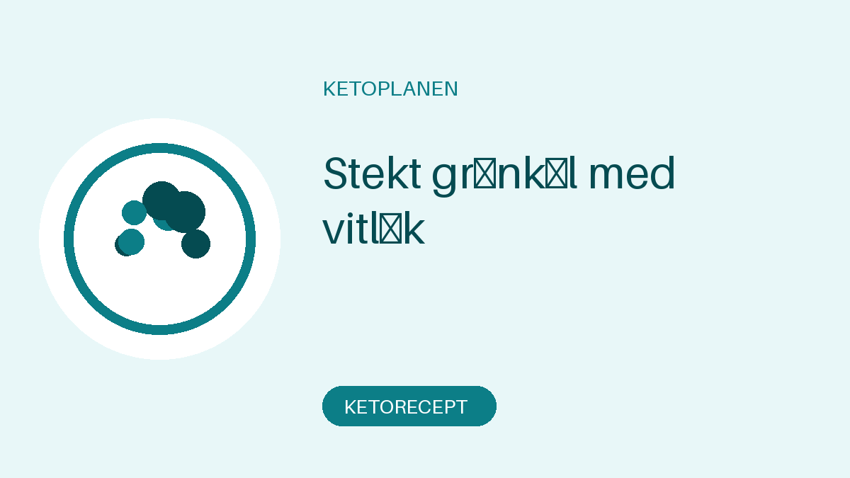 Stekt grönkål med vitlök