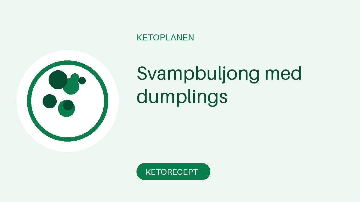 Svampbuljong med dumplings