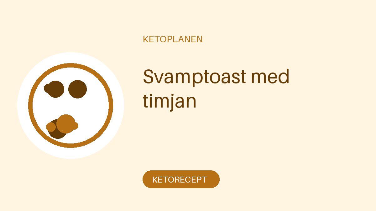 Svamptoast med timjan