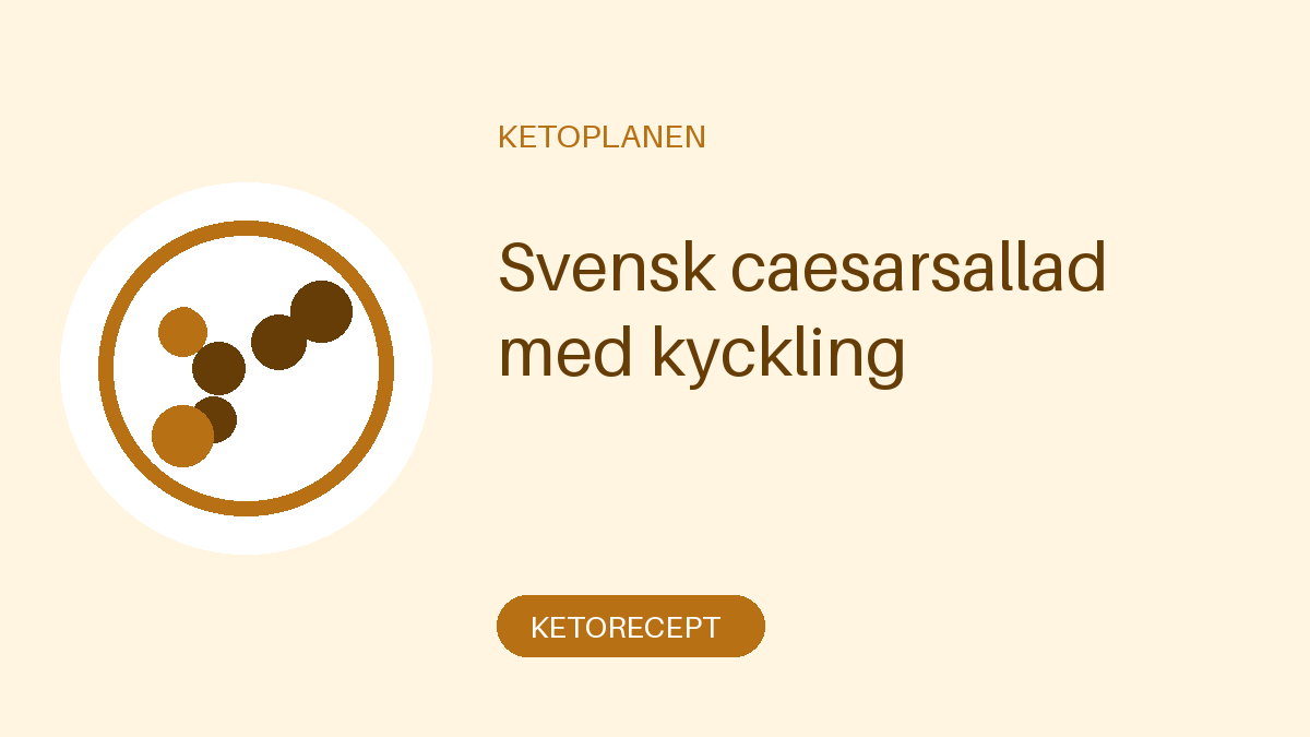 Svensk caesarsallad med kyckling