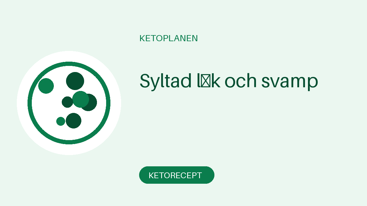 Syltad lök och svamp