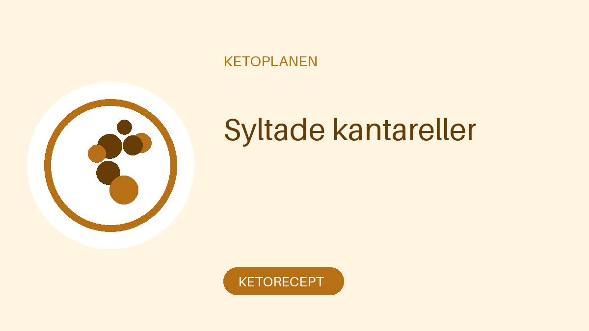 Syltade kantareller