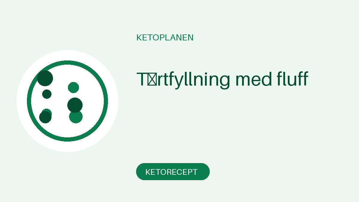 Tårtfyllning med fluff