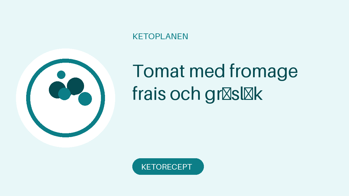 Tomat med fromage frais och gräslök