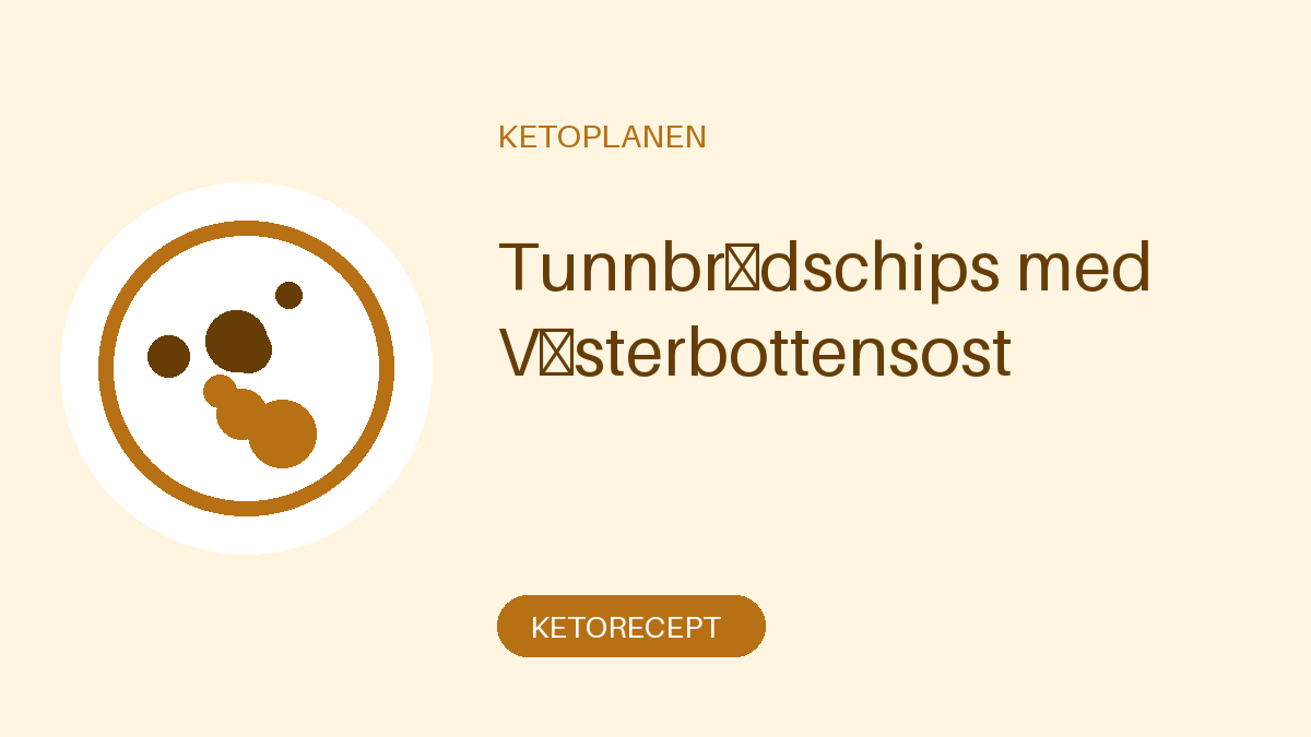 Tunnbrödschips med Västerbottensost