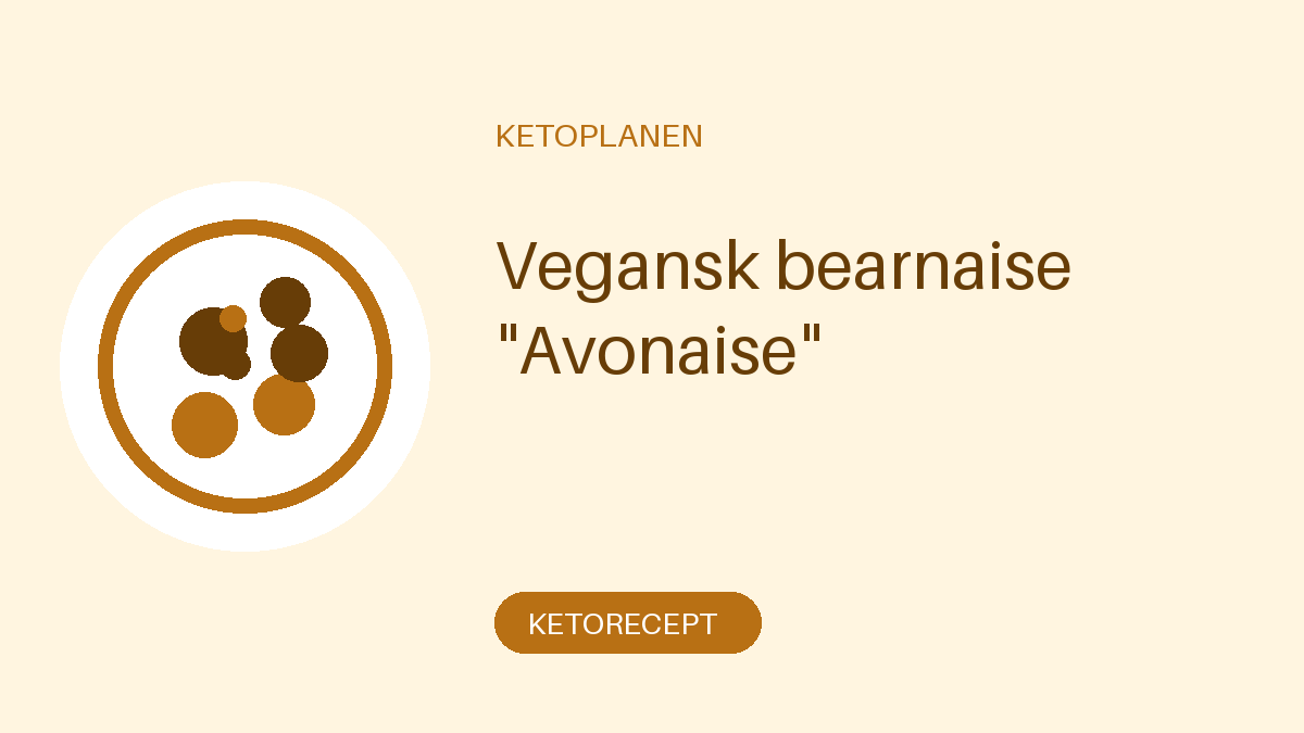 Vegansk bearnaise "Avonaise"