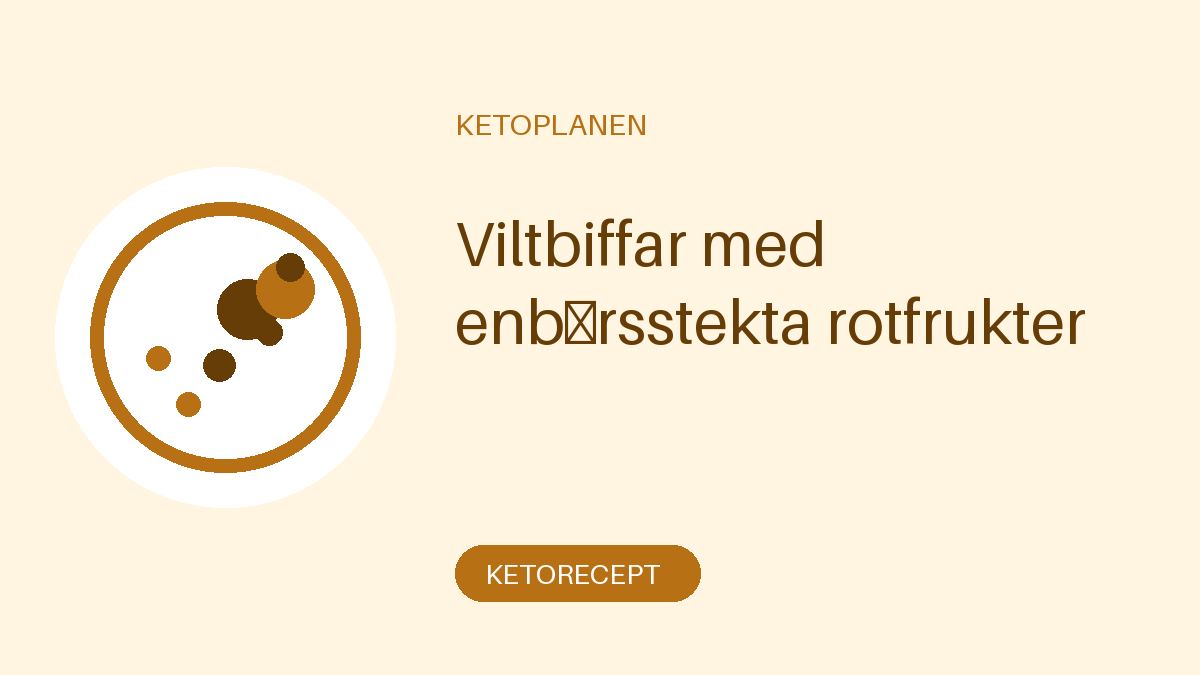 Viltbiffar med enbärsstekta rotfrukter