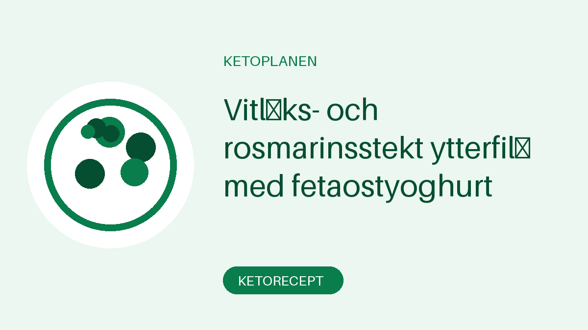 Vitlöks- och rosmarinsstekt ytterfilé med fetaostyoghurt