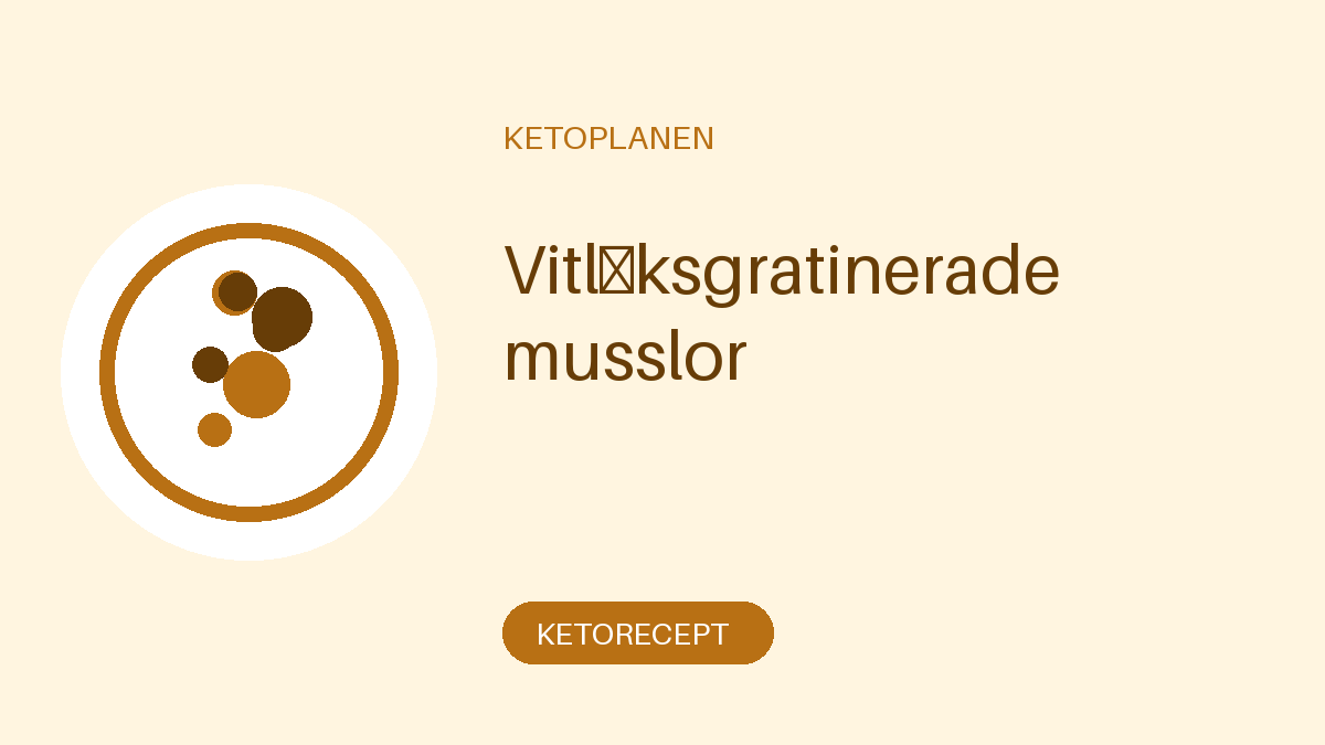 Vitlöksgratinerade musslor