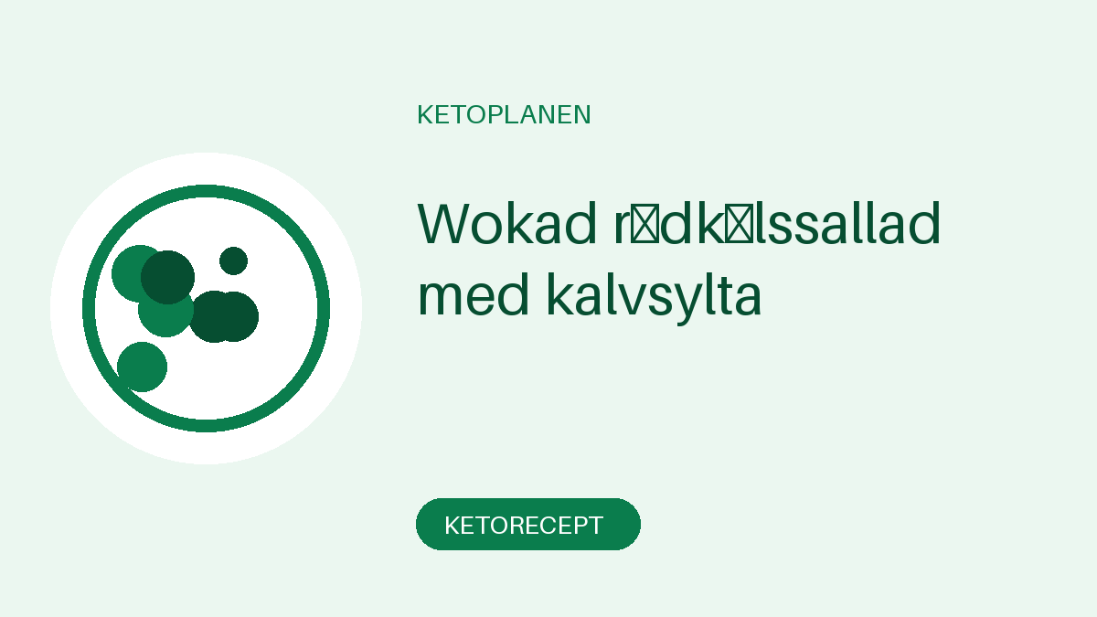 Wokad rödkålssallad med kalvsylta