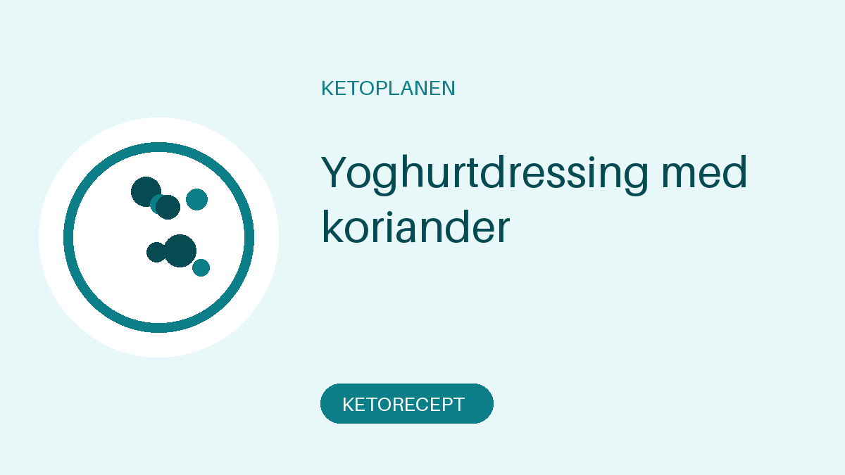 Yoghurtdressing med koriander