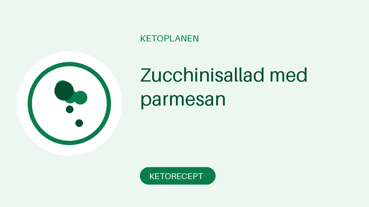 Zucchinisallad med parmesan